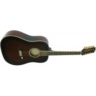 Акустическая гитара SX DG25/12/BKS