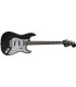 FENDER SQUIER STANDART STRATOCASTER BLACK AND CHROME