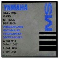 Струны для бас гитары YAMAHA BSA200M BASS STAINLESS STEEL (48-106)