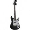 FENDER SQUIER STANDART STRATOCASTER BLACK AND CHROME