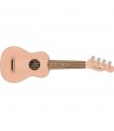 FENDER UKULELE VENICE SOPRANO SHELL PINK WN