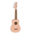FENDER UKULELE VENICE SOPRANO SHELL PINK WN