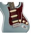FENDER AMERICAN ELITE STRATOCASTER HSS SHAWBUCKER SATIN ICE BLUE METALLIC
