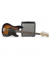 SQUIER by FENDER PJ BASS PACK BROWN SUNBURST