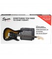 SQUIER by FENDER STRAT PACK BROWN SUNBURST