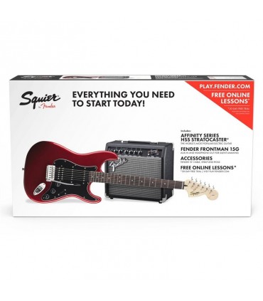 SQUIER by FENDER STRAT PACK CANDY APPLE RED