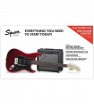 SQUIER by FENDER STRAT PACK HSS CANDY APPLE RED
