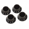 GIBSON TOP HAT KNOBS BK