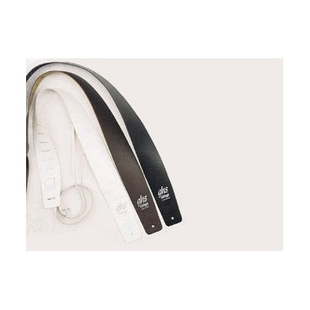 GHS STRINGS GTR STRAP LEATHER WHITE