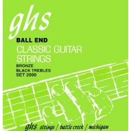 Струны для классической гитары GHS STRINGS 2000 SILVER ALLOY