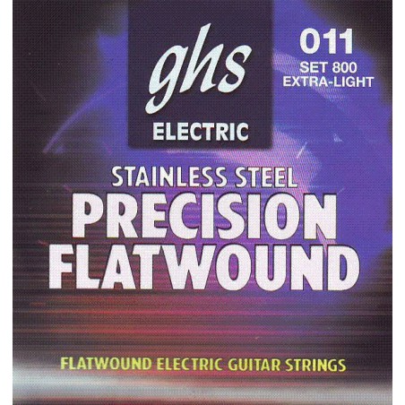 GHS STRINGS 800 PRECISION FLATWOUND