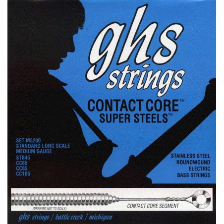 GHS STRINGS M5200 SUPERSTEEL