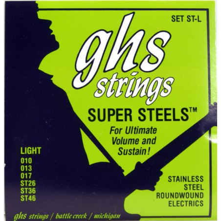 GHS STRINGS ST-L SUPER STEEL