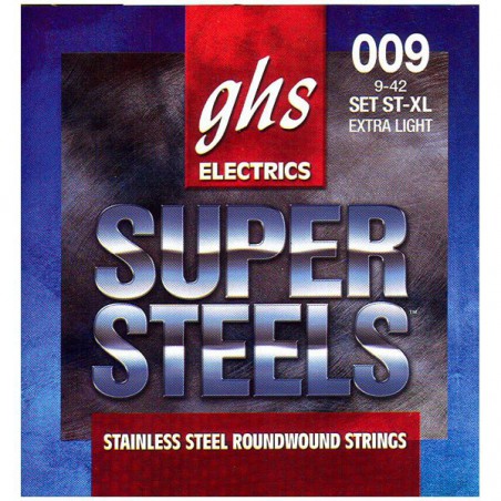 GHS STRINGS ST-XL SUPER STEEL