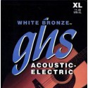 GHS STRINGS WB-XL WHITE BRONZE