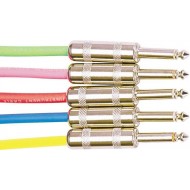 Инструментальный кабель HORIZON HNS-15 GUITAR CABLE 'NEON' ORANGE
