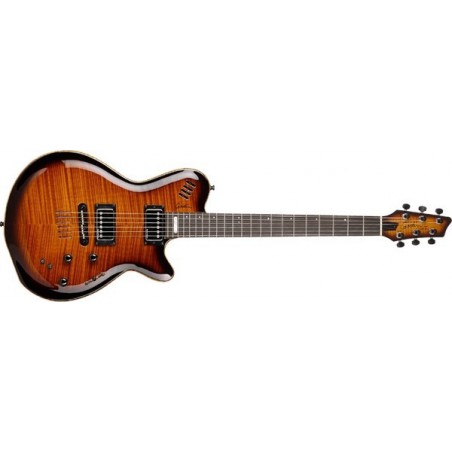 GODIN LGX-SA(S) COGNAC BURST FLAME AA