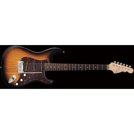 G&L TRIBUTE S-500 3-Tone Sunburst Maple