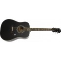 EPIPHONE DR-100 EBONY CH HDWE