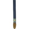 FENDER PATCHWORKS SERIES CROWN BLUE COTTON/LEATHER STRAP