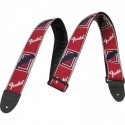 FENDER 2" MONOGRAMMED RED/WHITE/BLUE STRAP