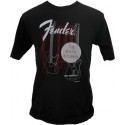 FENDER 55 CATALOG TEE, BLK, L