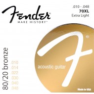 Струны для акустической гитары FENDER 70XL