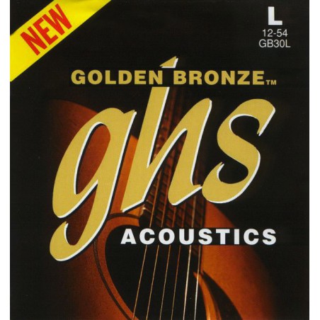 GHS STRINGS GB30L 12-54 GOLDEN BRONZE